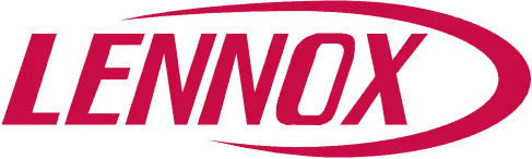Lennox logo in bold red color