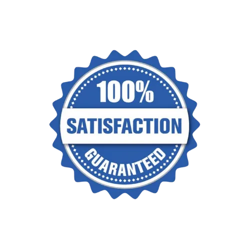 100% Satisfaction Guaranteed Badge