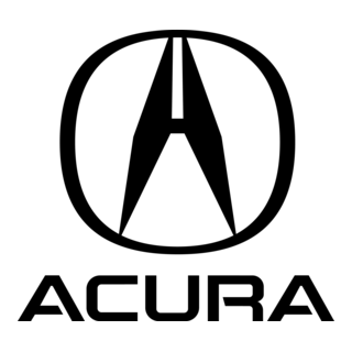 Acura logo on a green background