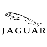 Jaguar logo silhouette in dynamic pose