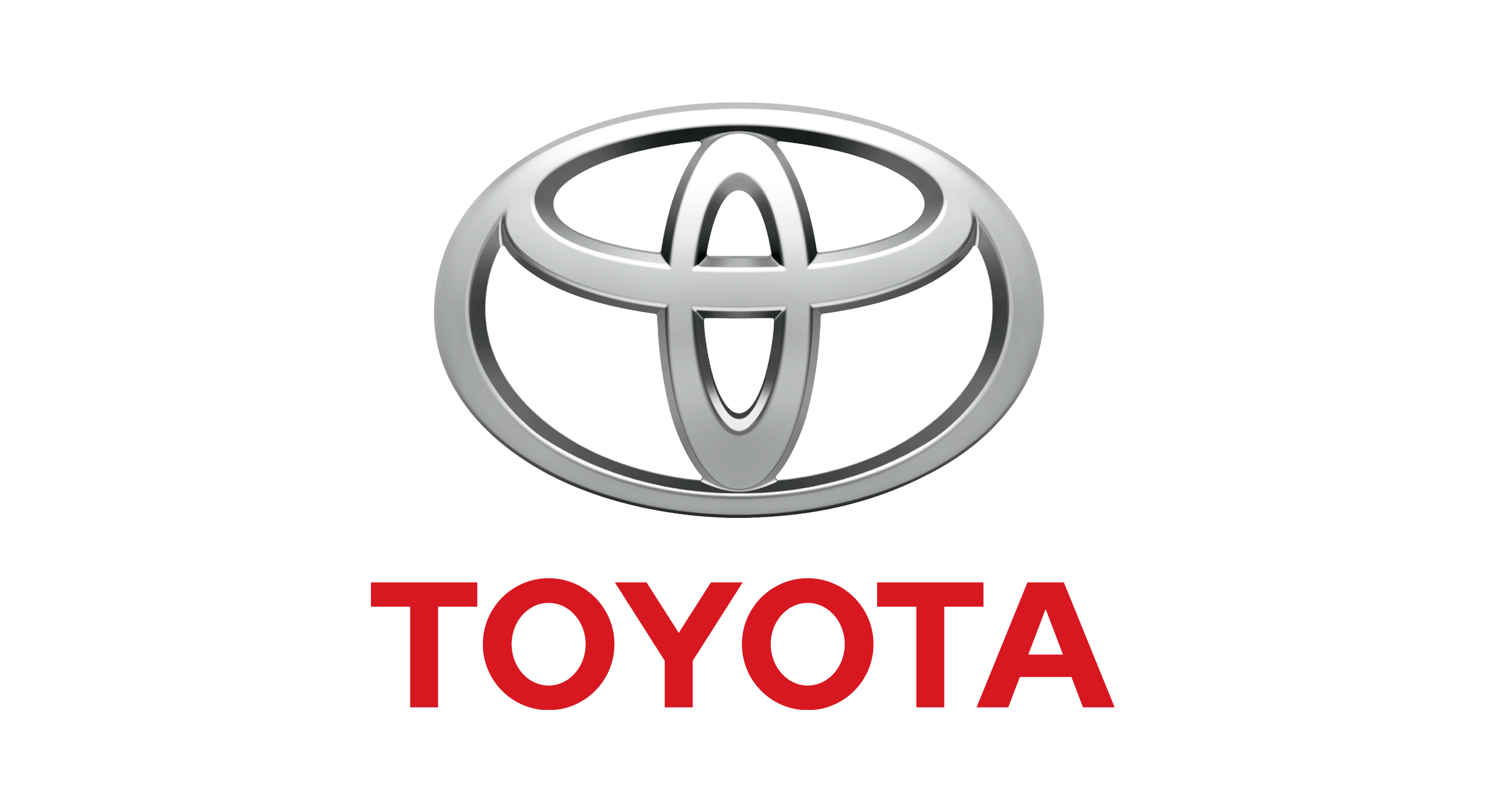 Toyota logo on black background