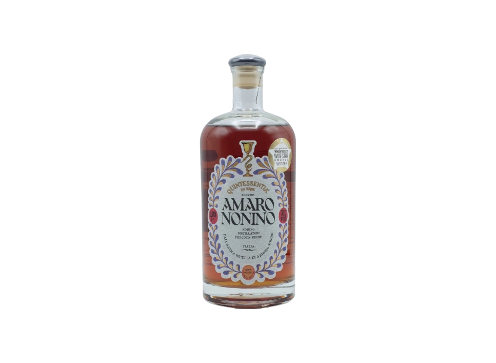 Bottle of Amaro Nonino liqueur