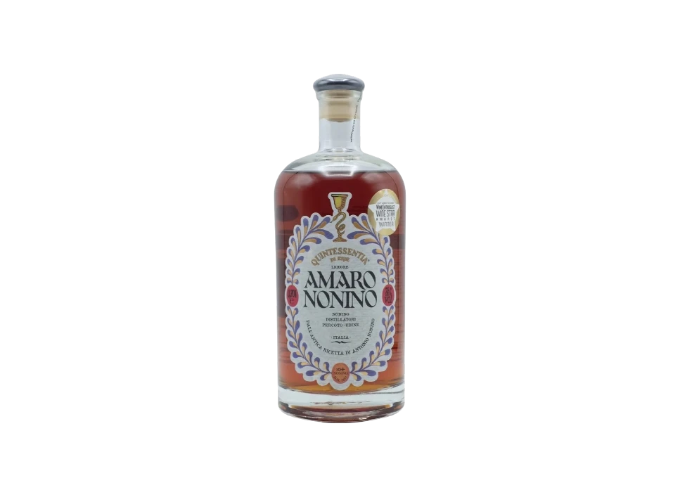 Bottle of Amaro Nonino liqueur