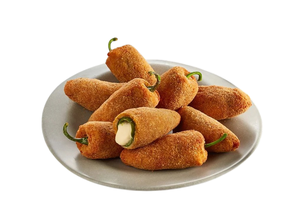 plate of delicious jalapeño poppers