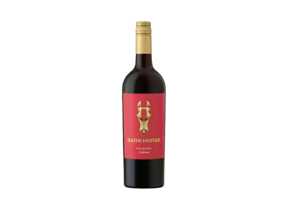 Bottle of Dark Horse Red Blend wine