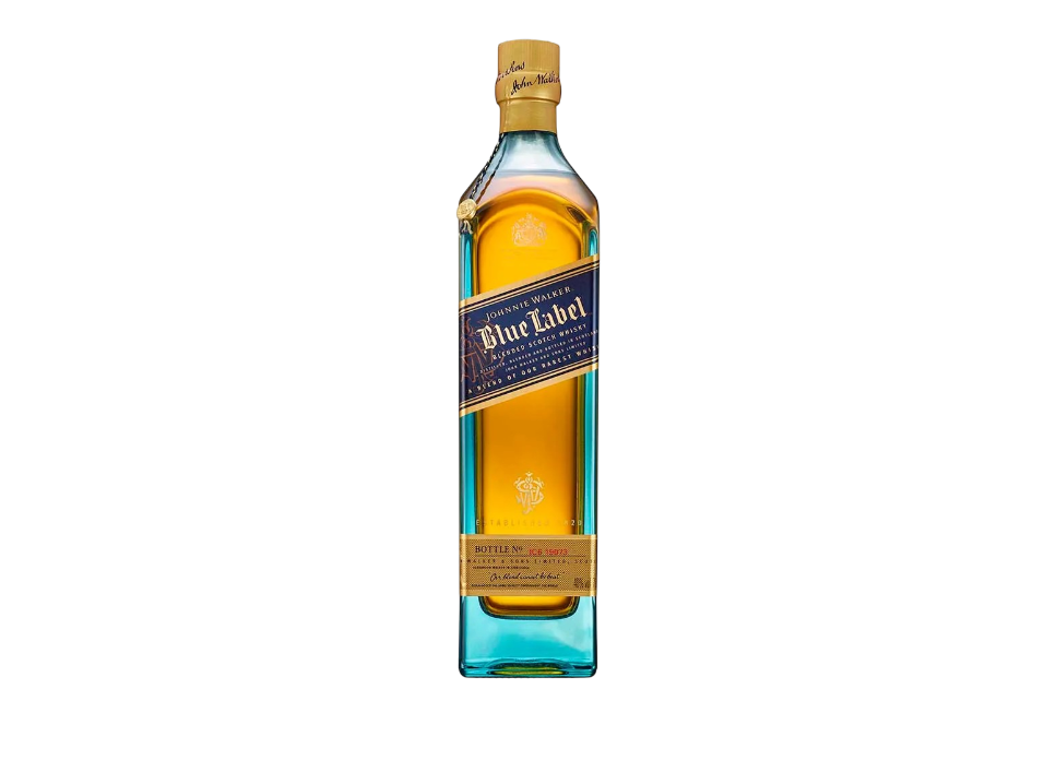 Johnnie Walker Blue Label whiskey bottle
