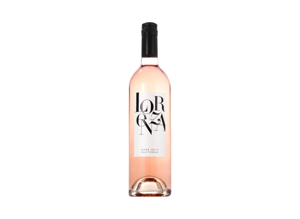 Bottle of Lorna Rosé wine from California