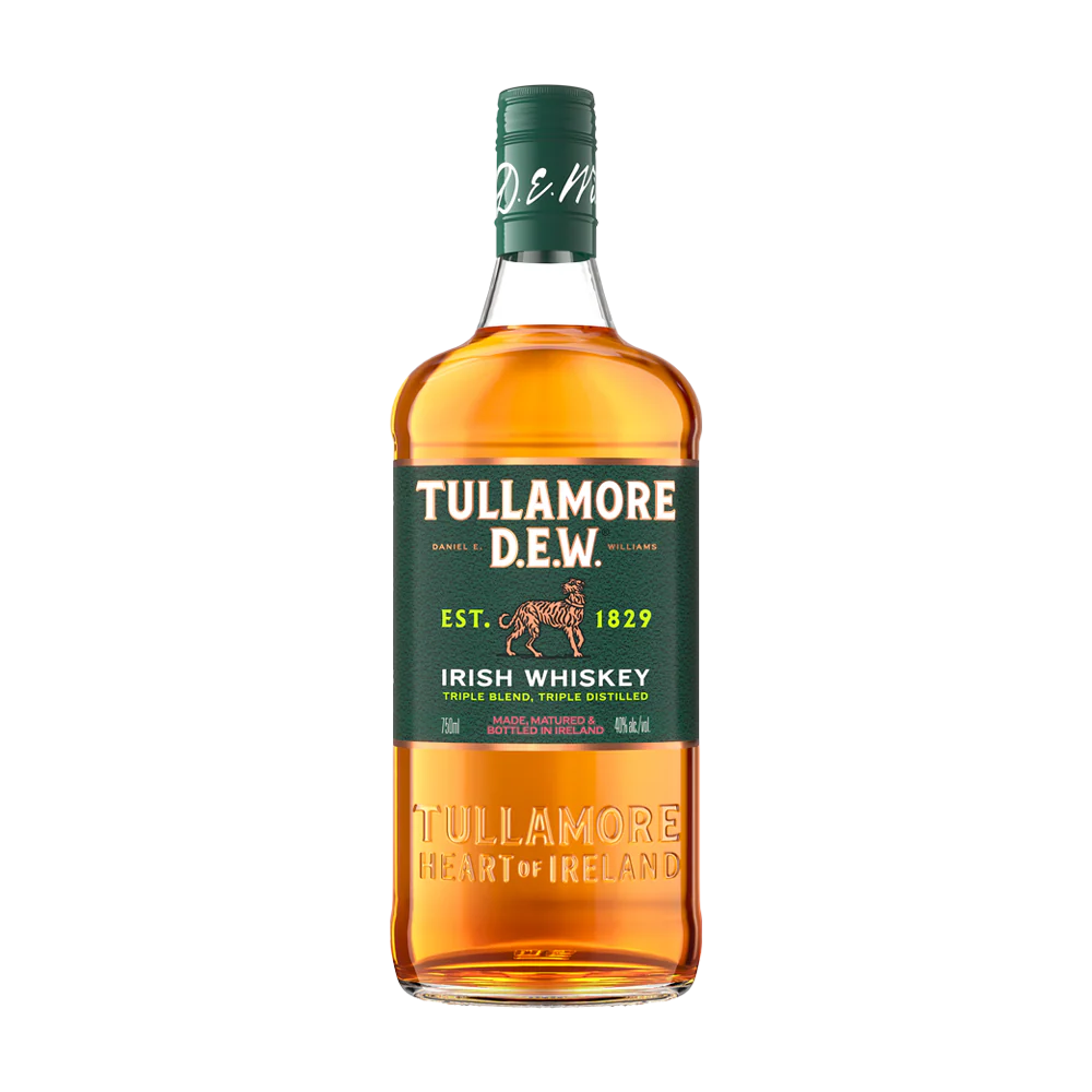 Bottle of Tullamore D.E.W. Irish Whiskey