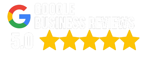 Five-star Google Business Reviews graphic