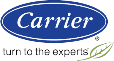 Carrier logo with tagline 'turn to the experts'