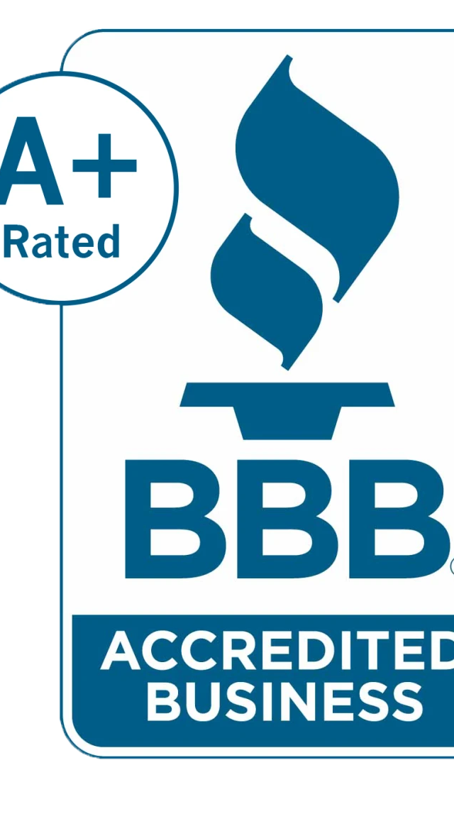 BBB Accredited Business A+ Rated logo