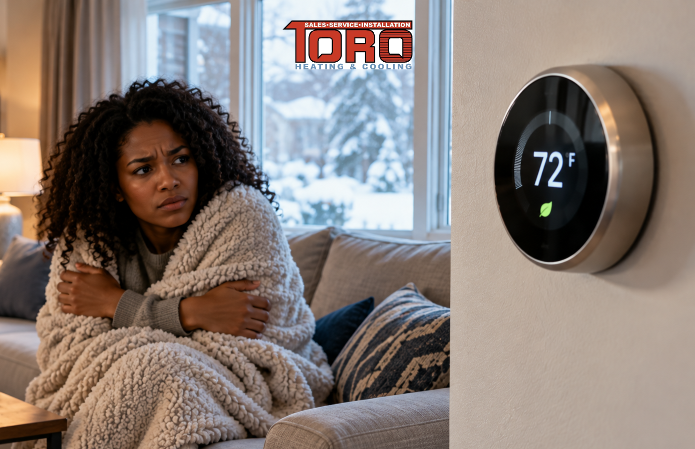 Why Your Thermostat Says 72°F but Your Home Still Feels Cold