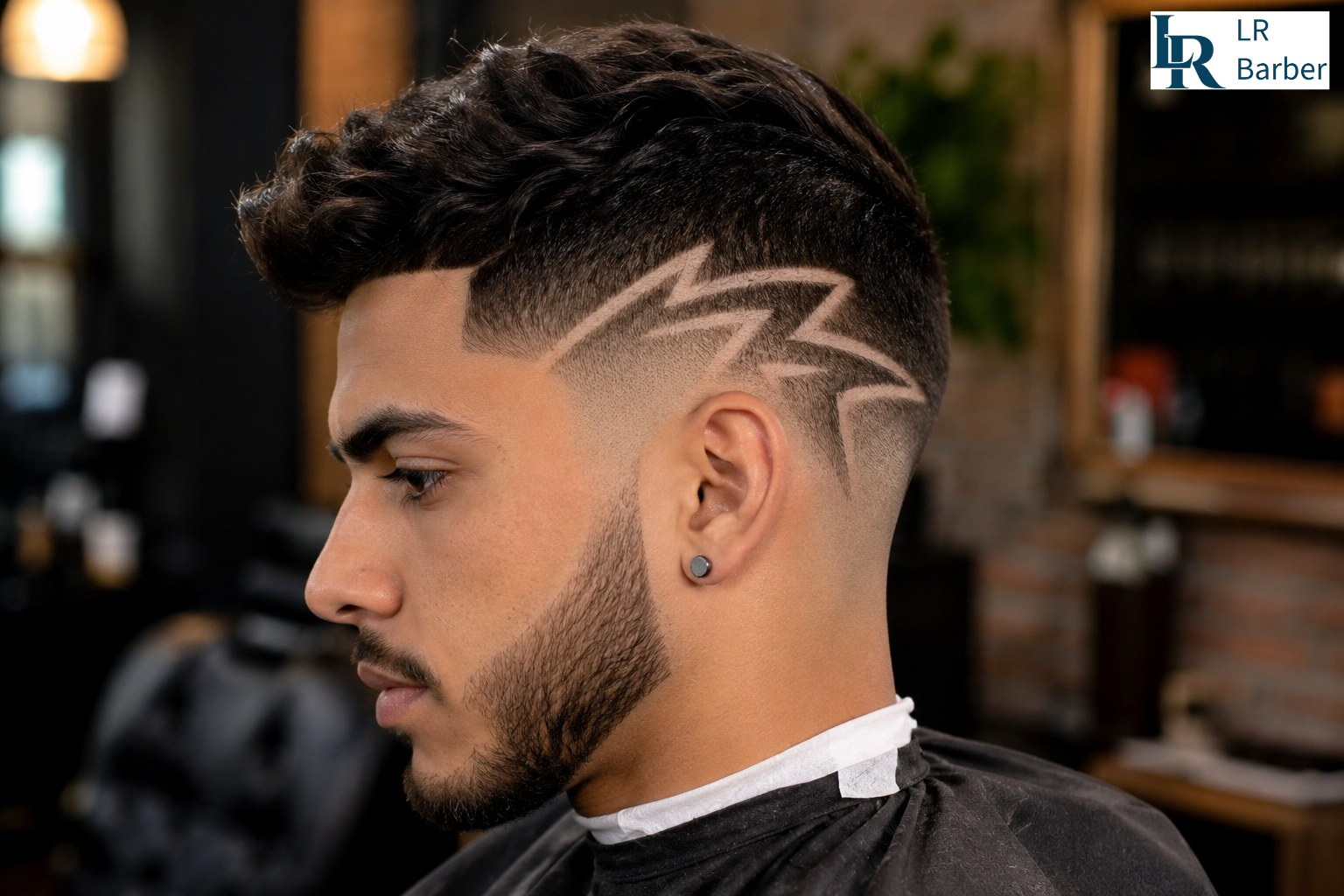 Agrega personalidad a tu corte de cabello con diseños hechos con navaja