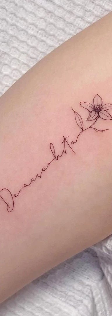 Delicate Lines Tattoo