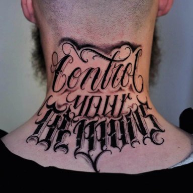 Script Tattoo