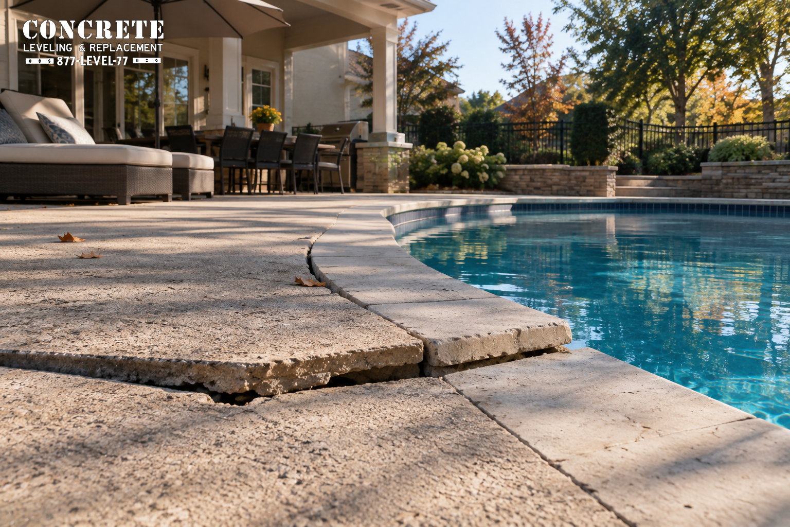 Pool Deck Repair Tips: Fix Sinking Concrete Before It Gets Worse