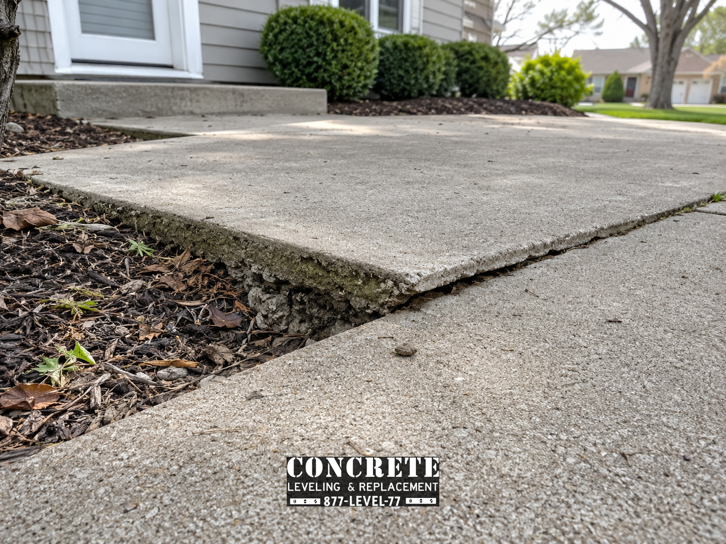 Fixing Sunken Concrete Early Can Save You Money