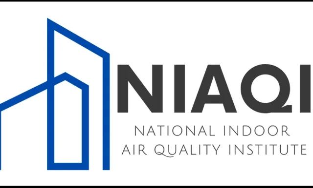 NIAQI logo featuring geometric shapes and text