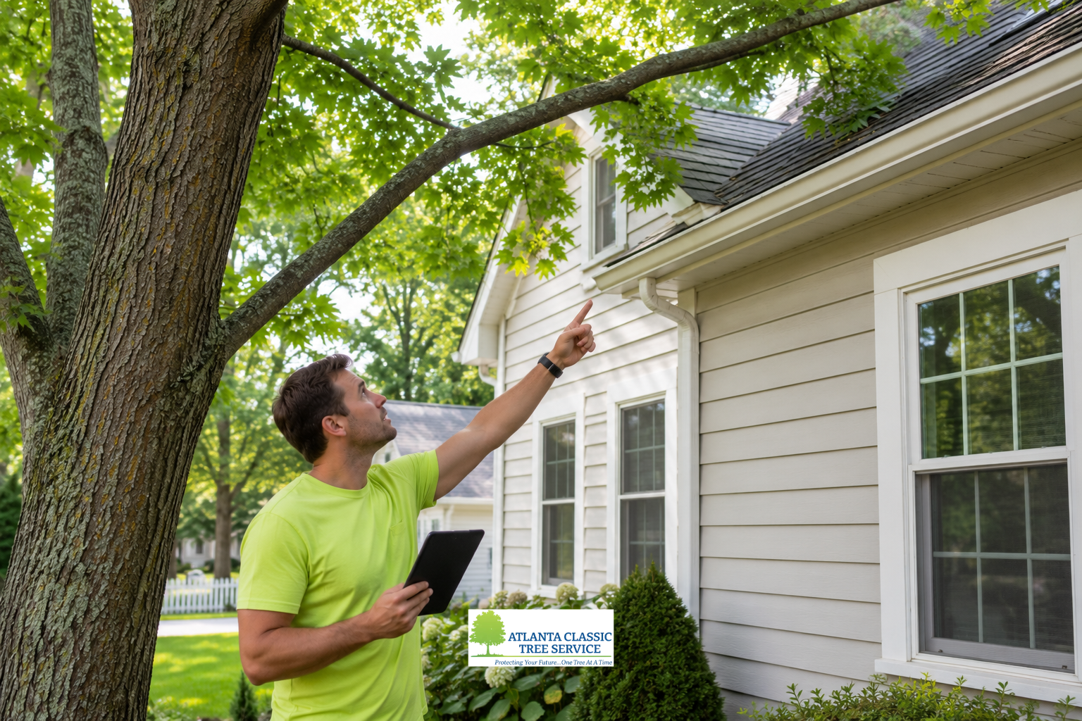 Guide to Managing a Tree Too Close to Your Home in Alpharetta, GA