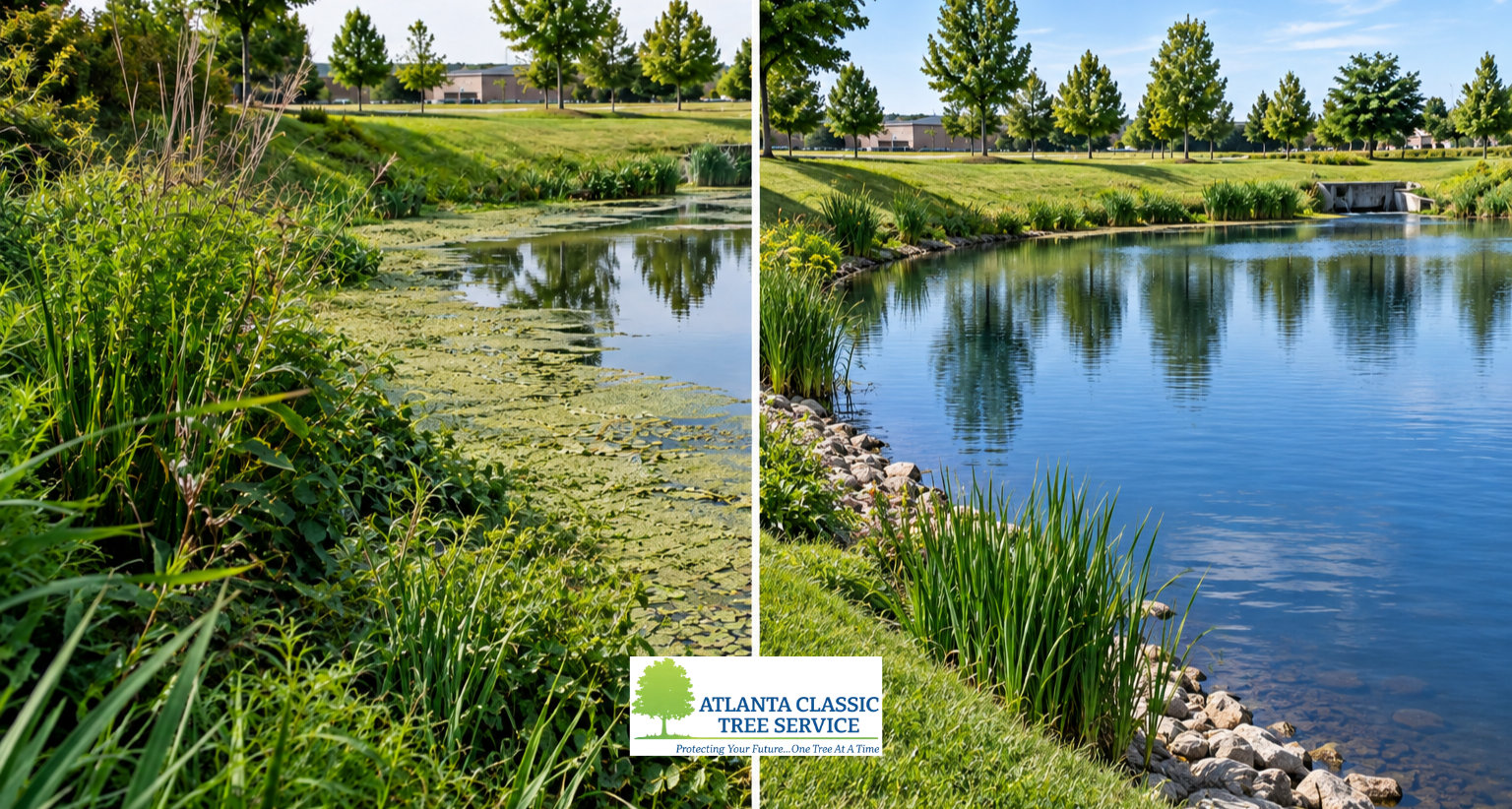 Is Your Retention Pond Overgrown? 5 Signs You Need Professional Help