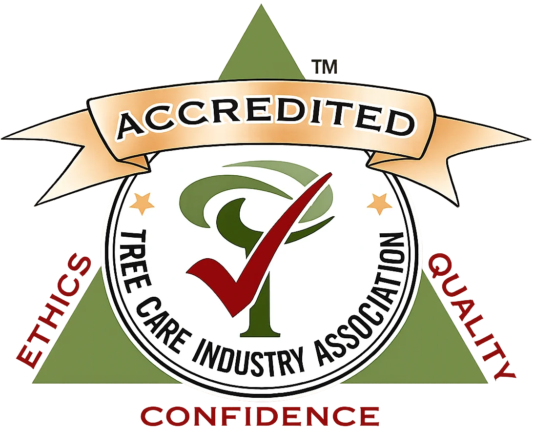Accredited logo of the Tree Care Industry Association