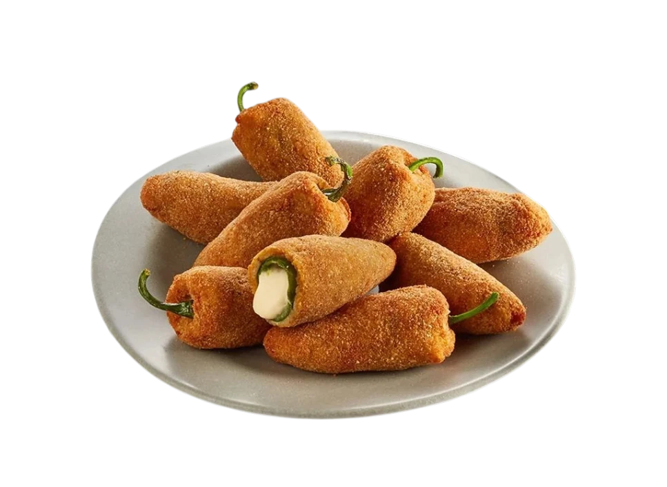 plate of delicious jalapeño poppers