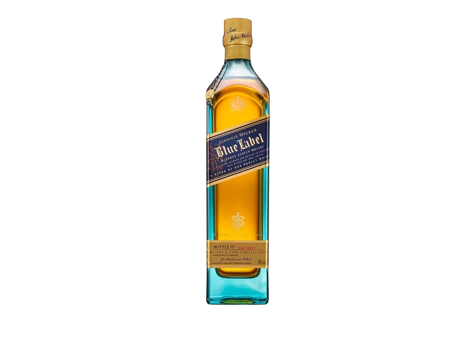 Johnnie Walker Blue Label whiskey bottle