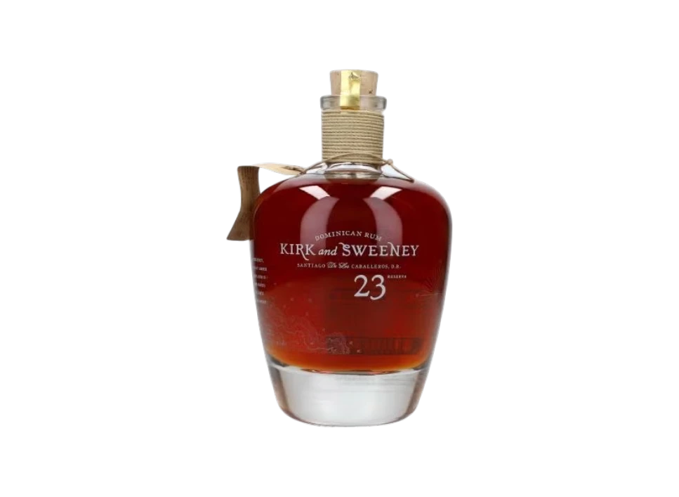 Bottle of Kirk and Sweeney 23 aged rum
