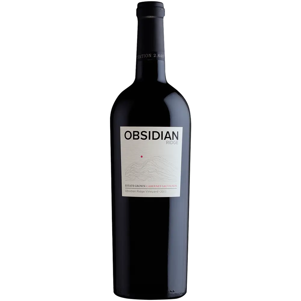 Obsidian Ridge Cabernet Sauvignon wine bottle