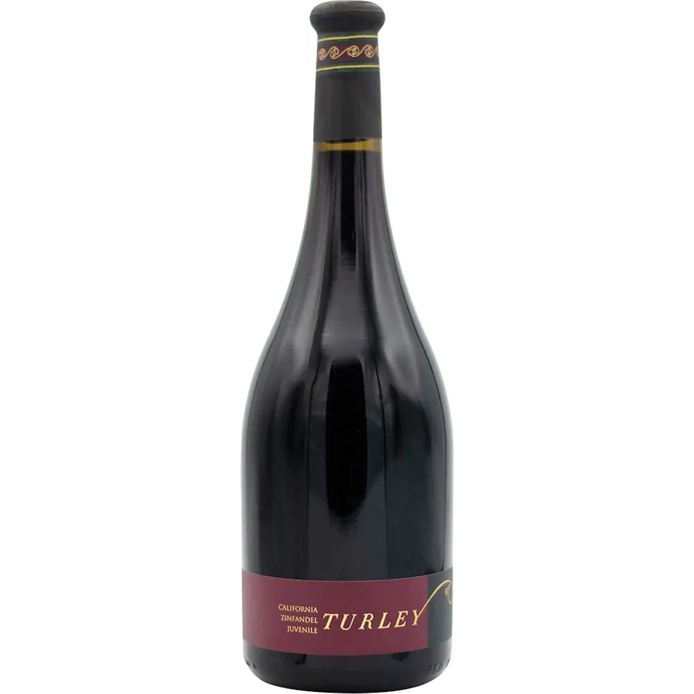 Turley wine bottle showcasing a distinctive design