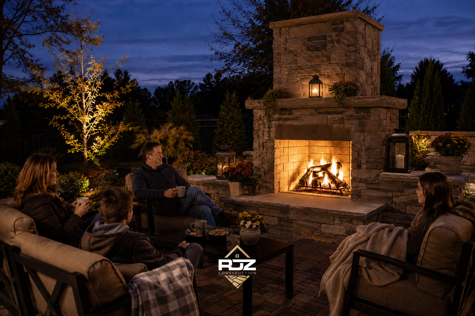 Easy Ways Outdoor Fireplaces Boost Backyard Fun