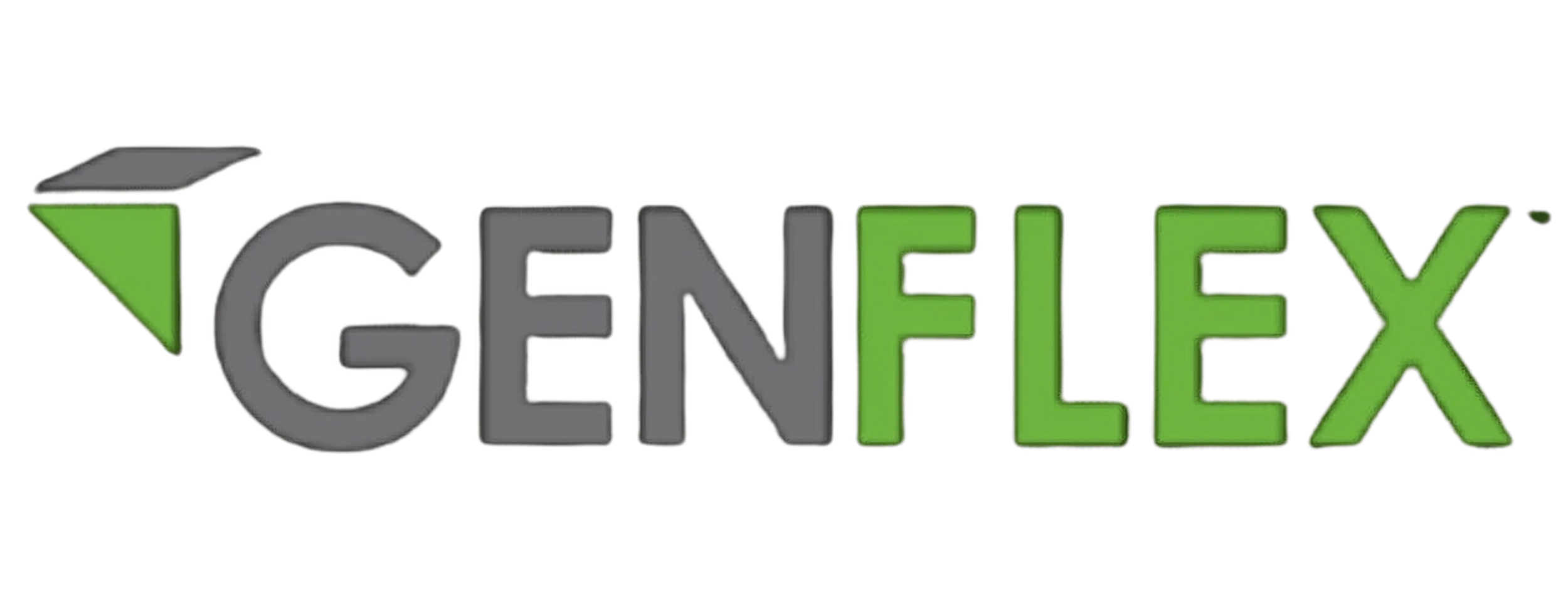 GenFlex company logo with green and gray colors