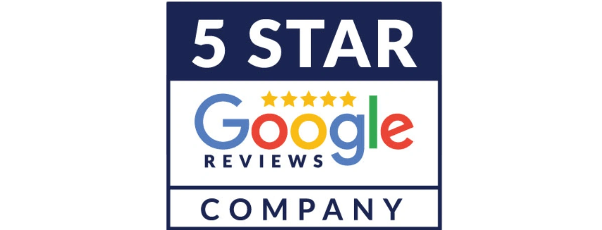 5-star Google reviews company logo
