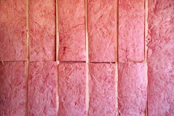 Insulation material in a wall for energy efficiency