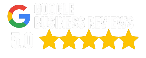 Five-star Google Business Reviews graphic