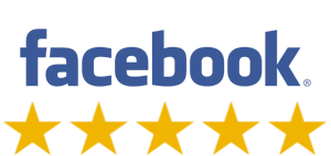 Facebook five-star rating graphic