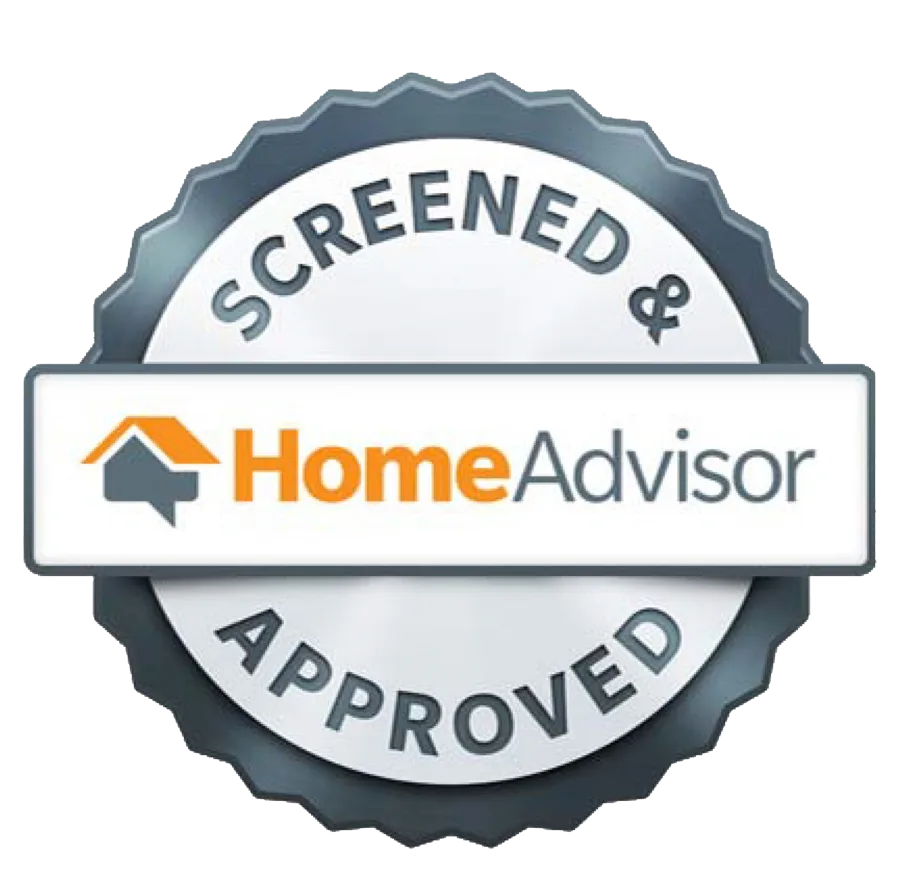 HomeAdvisor approved badge for screened contractors