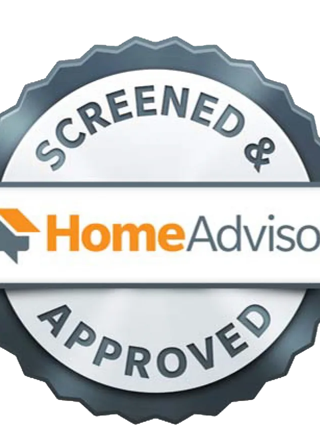 HomeAdvisor approved badge for screened contractors