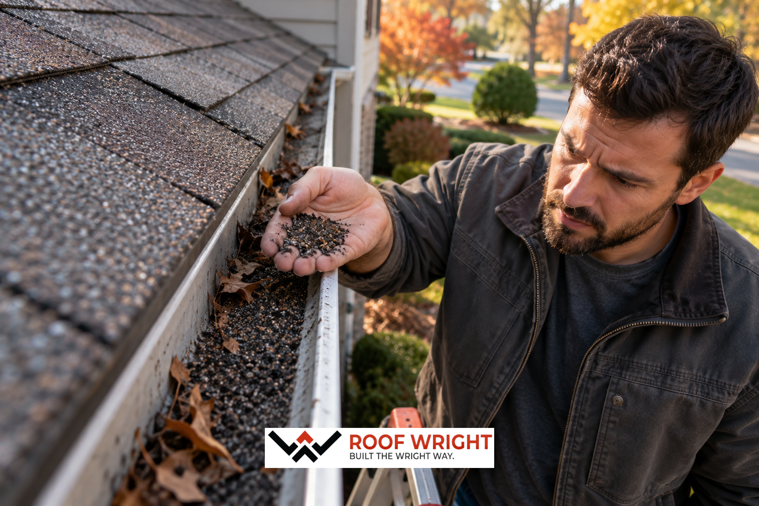 Seeing Shingle Granules in Your Gutters? What Your Roof Is Trying to Tell You