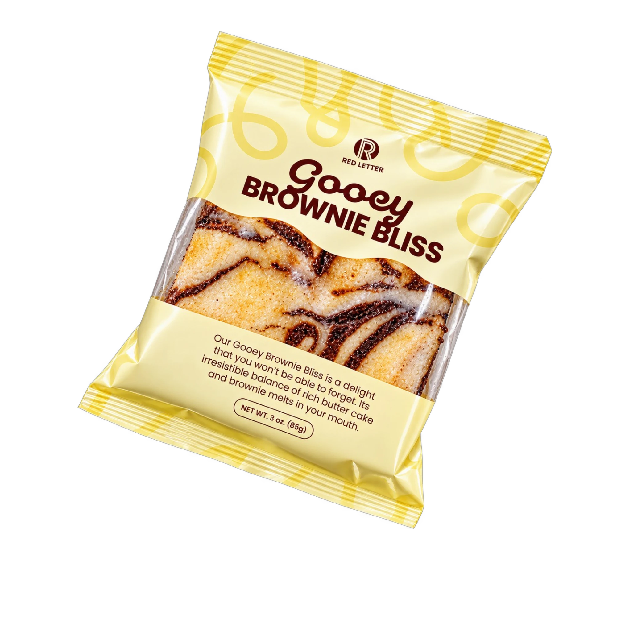 Goacy Brownie Bliss packaging, showcasing dessert delight