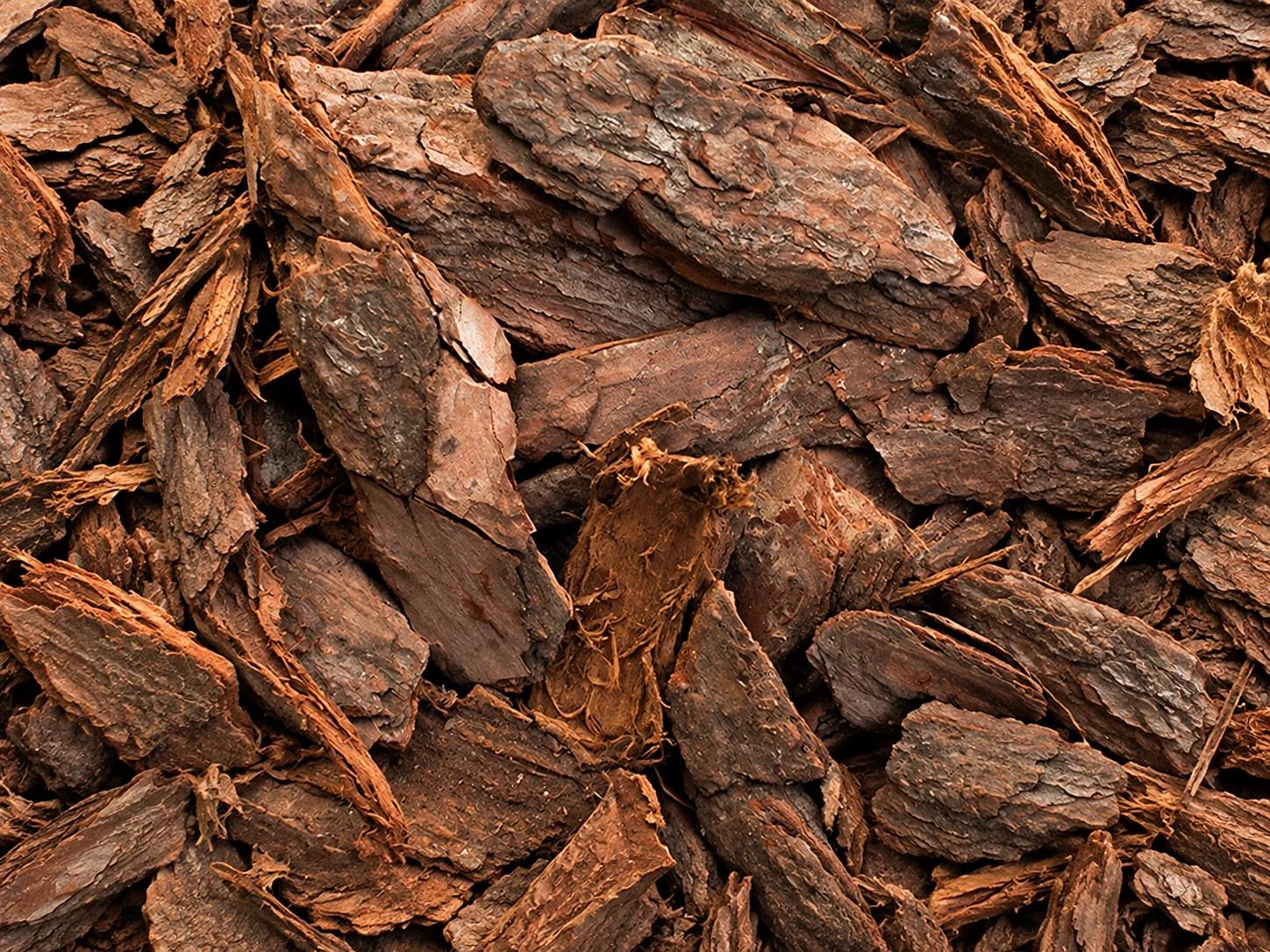 Bark mulch texture background